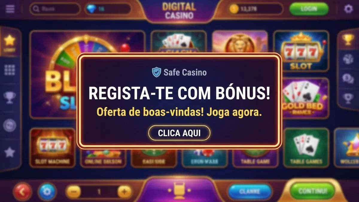 Registo com bónus no Safe Casino